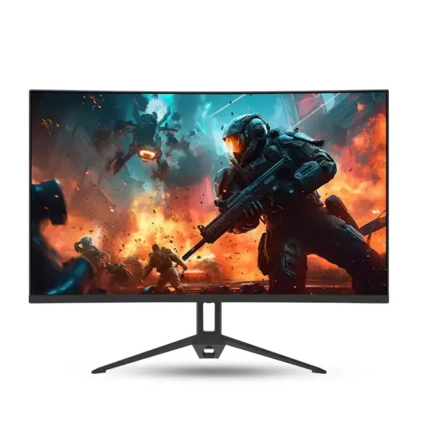 شاشة ألعاب منحنية GAMVITY مقاس 23.6 بوصة بتردد 240Hz بدقة FHD ومنفذ HDMI 2.1 وزمن استجابة 1ms وانحناء 1500R من نوع VA