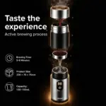 Lepresso MokaRise Electric Moka Maker with One-Touch Operation - Silver - Image 3