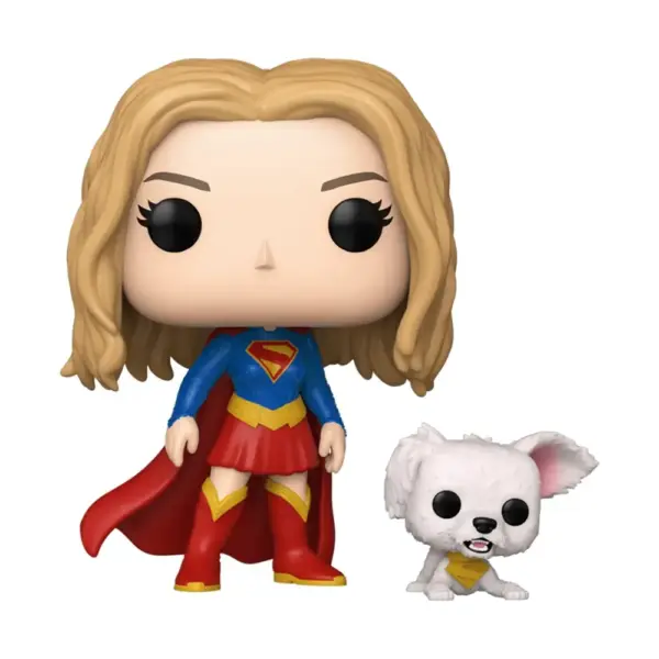 Funko Pop! & Buddy Super Heroes: DC – Super Girl the Movie – Super Girl with Krypto
