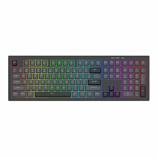 Redragon CRUX Membrane Wired RGB Gaming Keyboard - Black