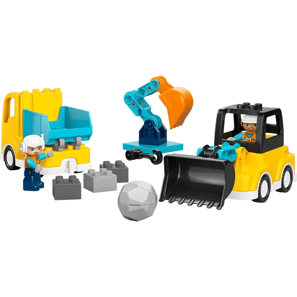 lkjd2 LEGO DUPLO 3 in 1 Construction Vehicles 10475 - Image 1