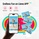 ⁦طابعة Liene Pearl 2x3 للصور مع ورق 50 ورقة - أبيض (باقة الطابعة)<br/>⁩ - الصورة ⁦4⁩