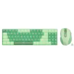 Redragon BS8772 2.4G Wireless Mechanical  Keyboard and Mouse Combo(English) - Herb Green