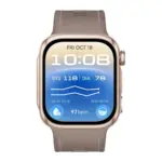 ⁦ساعة HUAWEI Watch D3 مع سوار جلد مركب بلون موكا ذهبي⁩ - الصورة ⁦2⁩