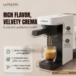 Lepresso Velluto 3-in-1 Coffee Machine - White - Image 3