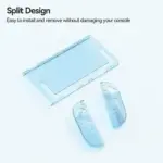 GeekShare Hard Case For Nintendo Switch 2  - Crystal Transparent Blue - Image 2