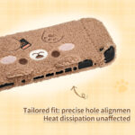 GeekShare Plush Case Protective Cover and Grip Joy Controller for Switch 2 - Plush Bear - Image 4