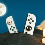 GeekShare Pink Skull Silicone Thumb Grip Caps for Switch 2 - Black & Pink - Image 3