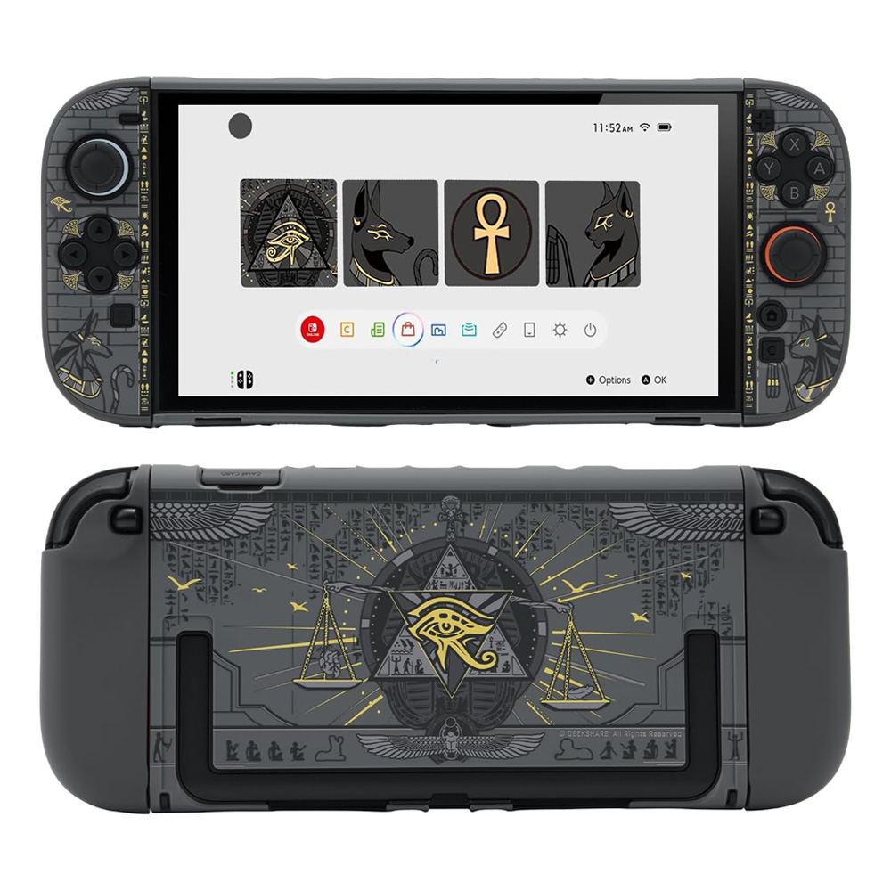 shlfnkjhswef GeekShare Protective Shell Dockable Hard for Switch 2 - Mystic Kingdom - Image 1