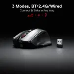 Redragon Woki Superlight Wireless Gaming Mouse - Black - Image 4