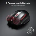 Redragon Woki Superlight Wireless Gaming Mouse - Black - Image 3
