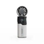 Porodo Lifestyle Chillo Plus Rechargeable Ice Cooling Fan - White - Image 3