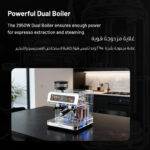 Lepresso Deliziosa Semi-Automatic Coffee Machine with Touch Control Panel - Silver - Image 4