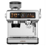 Lepresso Deliziosa Semi-Automatic Coffee Machine with Touch Control Panel - Silver